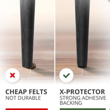 Carica l'immagine nel visualizzatore di Gallery, X-Protector Feltrini per gambe di mobili 357 pezzi, Nero