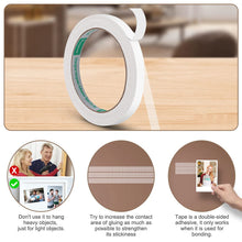 Carica l'immagine nel visualizzatore di Gallery, flintronic Tapes Nastro Biadesivo, Universale Multiuso, 1cm*10m-2pz