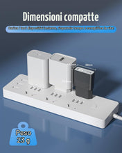 Carica l'immagine nel visualizzatore di Gallery, Caricabatterie USB 5 W Slim spina di ricarica alimentatore di rete 5V 1A 2 porte USB C+A,adattatore di alimentazione per