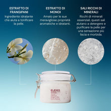 Carica l'immagine nel visualizzatore di Gallery, ELEMIS Frangipani Monoi Salt Glow – Exfoliating Salt Scrub with Monoi Oil &amp; Frangipani Flower – Hydrating Body Scrub for