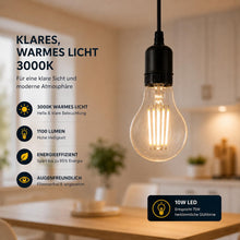 Carica l'immagine nel visualizzatore di Gallery, Lampadina LED A60 E27 10W 3000K 1100LM, 5 Pezzi
