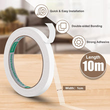 Carica l'immagine nel visualizzatore di Gallery, flintronic Tapes Nastro Biadesivo, Universale Multiuso, 1cm*10m-2pz
