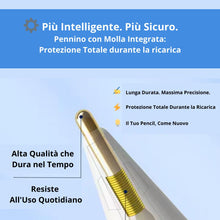 Carica l'immagine nel visualizzatore di Gallery, 6 Punte Ricambio Compatibili con Apple Pencil Pro, USB-C, 1ª e 2ª Generazione, Alta Sensibilità e Precisione, Tips Acces