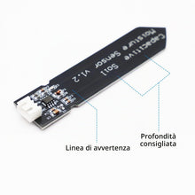 Carica l'immagine nel visualizzatore di Gallery, 5 sensori di umidità del terreno, sensore di umidità analogico, capacitivo, senza corrosione, sensore di umidità Soil Mo