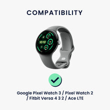 Carica l'immagine nel visualizzatore di Gallery, kwmobile Caricatore Compatibile con Google Pixel Watch 3/2 /Fitbit Versa 4 3 2 - Caricabatterie USB C Activity Tracker -