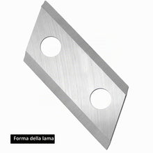 Carica l'immagine nel visualizzatore di Gallery, QWORK® 2 lame di ricambio per trituratori e 4 viti compatibile con QJ1200SP, McCulloch MCS2001