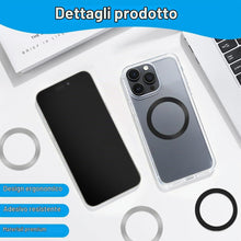 Carica l'immagine nel visualizzatore di Gallery, Ainiv 4 Pezzi Adesivo Universale ad Anello Metallico