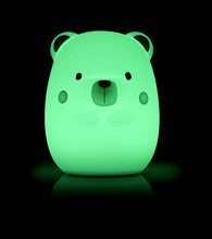 Carica l'immagine nel visualizzatore di Gallery, Jané Yum Bear Big Luce Notturna Bambino, Lampada Portatile, USB Ricaricabile, 9 Colori, Touch, Silicone Morbido, Orsetto