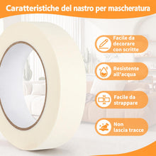 Carica l'immagine nel visualizzatore di Gallery, Nastro Carta 24 mm x 50 m, Mascheratura e Verniciatura Professionale