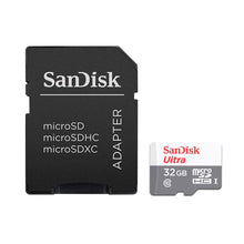 Carica l'immagine nel visualizzatore di Gallery, SanDisk Ultra microSDHC 32GB + SD Adapter 100MB/s Class 10 UHS-I