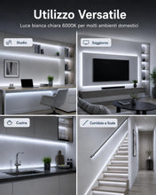 Carica l'immagine nel visualizzatore di Gallery, Meevt Striscia LED Neon 5M, 12V Bianco Fredda 6000K (Senza Alimentatore)