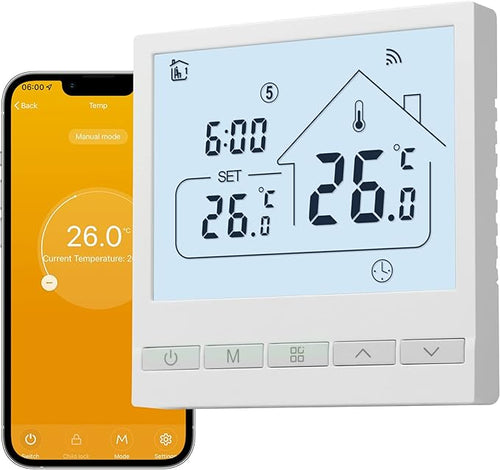 Beok BOT-313 Wifi Per Programmabile Caldaia A Gas Cablata Termostato, Con...