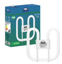 Carica l'immagine nel visualizzatore di Gallery, TBE LIGHTING Lampade a risparmio energetico CFL da 28 W 2D a 4 pin, lampadine fluorescenti DD, attacco base GR10q a 4 pi