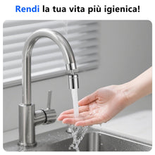 Carica l'immagine nel visualizzatore di Gallery, Terminale per Rubinetto Snodabile 360° con Doppia Funzione – Aeratore Universale con Prolunga per Cucina e Bagno, Rompig