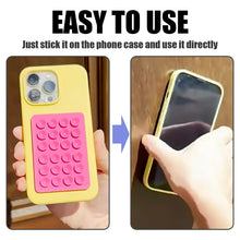 Carica l'immagine nel visualizzatore di Gallery, 8 ventose in silicone, supporto quadrato a ventosa, ventosa per cellulare accessori mobili su un lato in silicone, adatt