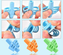 Carica l&#39;immagine nel visualizzatore di Gallery, YYST Impugnatura Matita bambini,impugnatura penna,4 pieces pencil grips,Aiuto Scrittura Strumento Correzione Della Postura per Bambini Adulti