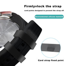 Carica l'immagine nel visualizzatore di Gallery, 10 Pezzi Passante Cinturino Orologio in Silicone,Anello Cinturino Garmin 22mm,Ferma Orologio Gomma,Anelli di chiusura ri