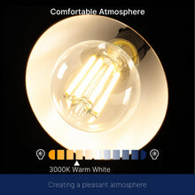 Carica l'immagine nel visualizzatore di Gallery, FLSNT Lampadina LED A70 E27, 21W Equivalente 300W, 4000LM, 3000K Bianco Caldo, Vetro Trasparente, Non Dimmerabile, Class
