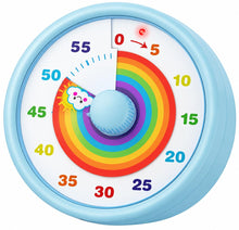 Carica l'immagine nel visualizzatore di Gallery, Timer Visivo Bambini 60 Minuti, Conto Alla Rovescia Silenzioso Blu