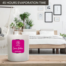 Carica l'immagine nel visualizzatore di Gallery, Candela Profumata di Limone Verbena 200g - Candela con Olio Essenziale di Verbena - Candela Alla Cera di Soia - Candele per la Casa - Aromaterapia - Candela Regalo - Idea per il Compleanno - Natale