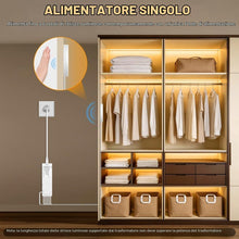 Carica l'immagine nel visualizzatore di Gallery, AXFEE COB LED Strip, 6 Rotoli 1M Paralleli di Striscia LED, Accorciabile