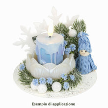 Carica l'immagine nel visualizzatore di Gallery, Ideen mit Herz Candele a LED con rivestimento in vera cera, 2 pezzi, color crema, Natale, bianco caldo, effetto fiamma r