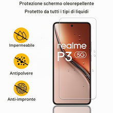 Carica l'immagine nel visualizzatore di Gallery, 3 Pezzi Vetro Temperato Dello Schermo Protector per realme P3 5G/realme P3 lite 6,67" Durezza 9H Anti Graffio HD Pellico