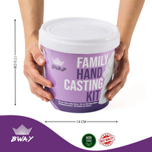 Carica l'immagine nel visualizzatore di Gallery, BWAY Calco Mani Coppia - Regali Natale Originali - Calco Mani con Gesso per Stampi e Alginato - Idee Regalo per Coppie, Fidanzati e Famiglie - Regalo per San Valentino e Anniversari