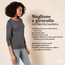 Carica l'immagine nel visualizzatore di Gallery, Amazon Essentials Maglione Girocollo Leggero A Maniche Lunghe (Taglie Forti Disponibili) Donna, Nero, S