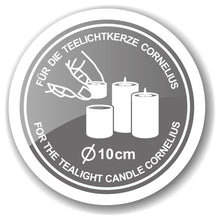Carica l'immagine nel visualizzatore di Gallery, EDZARD 32 Candele tealight grandi (Ø 54 mm), involucro in plastica