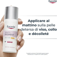 Carica l'immagine nel visualizzatore di Gallery, Eucerin Anti-Pigment Crema Viso Giorno SPF30 50 ml, Crema antimacchie viso per una pelle più uniforme e luminosa, Formul
