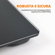Carica l'immagine nel visualizzatore di Gallery, GRIFEMA GA2001-1 Bilancia Bagno 150 kg 26x26 cm LCD Nero