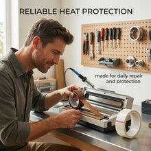 Carica l'immagine nel visualizzatore di Gallery, 2 Rotoli Nastro PTFE Resistente al Calore, 15mm x 10m, Marrone e Bianco, Nastro Adesivo in Teflon per Oscuramento LED, S
