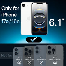 Carica l'immagine nel visualizzatore di Gallery, JETech Cover 3 in 1 per iPhone 17e/16e, Anti-Ingiallimento, Trasparente