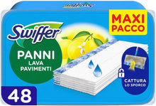 Carica l'immagine nel visualizzatore di Gallery, Swiffer Wet Lavapavimenti, Adatto a Tutti i Pavimenti, 48 Panni Umidi