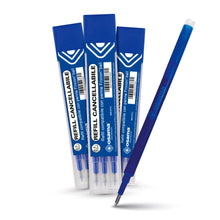 Carica l&#39;immagine nel visualizzatore di Gallery, OSAMA - Ricarica Penne Cancellabili per Scuola Elementare, Medie, Superiori, Kit 9 Pezzi a Sfera, 0.7 mm - Refill per Penne Gel Compatibile con Frixion Ball - Ricariche per Penna Cancellabile, Blu