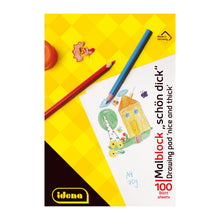 Carica l'immagine nel visualizzatore di Gallery, Idena 10390 - Blocco per disegnare in formato A4, 100 fogli, 70 g/m², ottimo spessore, 1 pezzo