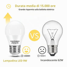 Carica l'immagine nel visualizzatore di Gallery, Aigostar Lampadina LED E27 9W (Equivalenti a 62W), Bianco Naturale 4000K, 840 Lumen, Mini Globo, CRI > 80, Non Dimmerabi