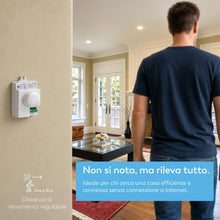 Carica l'immagine nel visualizzatore di Gallery, Garza - Rilevatore di movimento a microonde invisibile, angolo 180º-360º, portata 15 m, luminosità regolabile 3-2000 lux