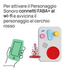 Carica l'immagine nel visualizzatore di Gallery, FABA Personaggio Sonoro - Piccole storie di Pimpa - Storie e fiabe sonore per bambini e bambine 1-3 anni - Ascoltabile con il Raccontastorie e FABA+, gioco educativo versione Italiana