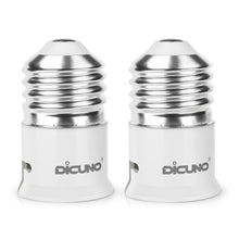 Carica l'immagine nel visualizzatore di Gallery, DiCUNO Adattatore da E27 a B22, Socket Converter Socket Adapter, 2 Pezzi