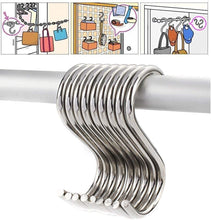 Carica l'immagine nel visualizzatore di Gallery, ARTOYS Ganci a S in Acciaio Inox 304, Altezza 6.8cm (Diametro 4mm) - 10 Pezzi - Multiuso per Cucina, Bagno, Camera da Le