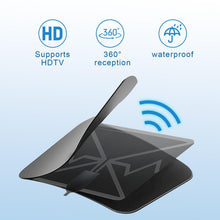Carica l'immagine nel visualizzatore di Gallery, Antenna TV Interna, Antenna TV Digitale con Potente Amplificatore Raggio di 40KM Supporta Smart TV 4K HD/1080P