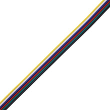 Carica l'immagine nel visualizzatore di Gallery, Cavo piatto a 6 poli per strisce LED RGBW+CCT, prolunga LED RGBW CCT, 50 metri