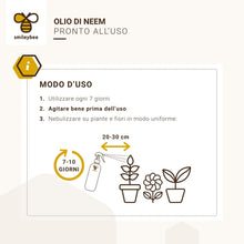 Carica l'immagine nel visualizzatore di Gallery, Olio di Neem per Piante - 500ml Pronto all’Uso - 100% Biologico, Formula Potenziata - Repellente Naturale contro Cimici, Afidi, Cocciniglia, Ragnetto Rosso, Zanzare, Insetti