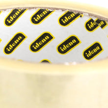 Carica l'immagine nel visualizzatore di Gallery, Idena 90130 - Nastro trasparente, 50 mm x 66 m, 6 rotoli di nastro silenzioso, ideale per traslochi e spedizioni