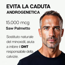 Carica l'immagine nel visualizzatore di Gallery, Shampoo Biotina 10000 mcg I Premio miglior shampoo Anticaduta 2026, 2025 e 2024 con Zinco, Saw Palmetto, Ferro, Rame o C