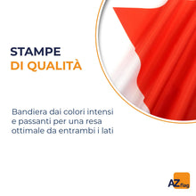 Carica l'immagine nel visualizzatore di Gallery, AZ FLAG Bandiera Palestina 150x90 cm Poliestere Leggero 2 Occhielli