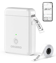 Carica l'immagine nel visualizzatore di Gallery, ORGBRO X1 Etichettatrice Portatile Bluetooth Stampante Etichette Adesive