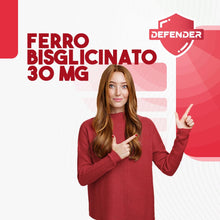 Carica l'immagine nel visualizzatore di Gallery, Ferro Integratore 30 mg Con Acido Folico e Vitamina B2-160 compresse - Per Globuli Rossi, Ossigeno, Sistema Immunitario,